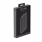 Immagine di Power bank Nero 10.000 mah CELLY PYPOWERBANK- 10W Powerbank 10000 mAh PREMIUM LINE PYPOWERBANK