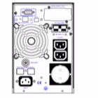 Immagine di Gruppo di continuità NAICON MISSION 1000 VA 900 W ON LINE DISPLAY LCD, CON DI EL-MISSION1000V