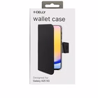 Immagine di Cover similpelle Nero CELLY WALLY - Samsung Galaxy A25 5G WALLY1061