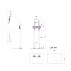 Immagine di Piantana per monitor 65-90