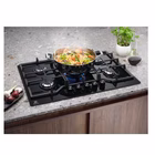 Immagine di Piano cottura gas cristallo temperato Nero ELECTROLUX EGG7536K 949630938