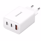 Immagine di Caricabatterie Bianco INTENSO POWER ADAPTER 2 USB-C + 1 USB A GAN 65W 7806512