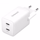 Immagine di Caricabatterie Bianco INTENSO POWER ADAPTER 2 USB-C GAN 40W 7804012