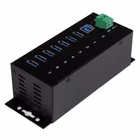 Immagine di Startech.com hub industriale USB 3.0 a 7 porte - perno e concentratore USB 3.0 con esd 350w e protez