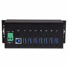Immagine di Startech.com hub industriale USB 3.0 a 7 porte - perno e concentratore USB 3.0 con esd 350w e protez
