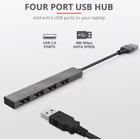 Immagine di Halyx aluminium 4-port mini USB hub