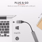 Immagine di Halyx aluminium 4-port mini USB hub