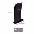 Immagine di Docking station dvi HDMI USB 3