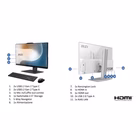 Immagine di Pc All-in-One 23,8" 8.00000 home intel core i5 512GB MSI MODERN AM242 12M-1244IT 00-AE0711-1244
