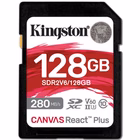 Immagine di Memory Card secure digital 128GB KINGSTON Canvas React Plus V60 SD Memory Card - 128GB - SDR SDR2V6
