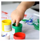 Immagine di Cf6 vasetti tempera dita 50 ml