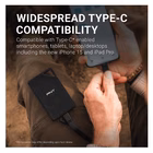 Immagine di Ssd esterni 1000GB USB 3.2 gen.2 type-c PNY RP60 USB 3.2 Gen 2x2 Type-C Portable SSD 1TB PSD0CS306