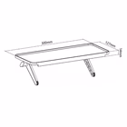 Immagine di Mensole/adattatori/supporti plastica Nero SOPAR MBB300 SOP23189