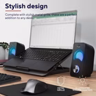 Immagine di Rgb led illuminated 2.0 speaker set