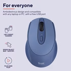 Immagine di TRUST MOUSE WIRELESS RICARICABILE - 1600DPI - TRUST ZAYA 25039TRS