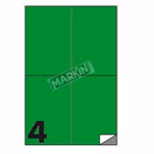 Immagine di Cf400 etichette verde 105x148