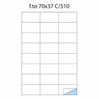 Immagine di Cf50 fogli etichette a4 70x37 12 mm