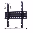 Immagine di Staffa economy inclinabile - black