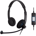 Immagine di Cuffie con filo Nero EPOS SC 60 Cuffia Microfonica Multimediale Biaurale USB SC60USBML