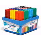Immagine di Pennarello GIOTTO TURBO MAXI SCHOOLPACK 108 colori assortiti