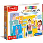 Immagine di Giochi educativi CLEMENTONI Montessori - Il Corpo Umano 16373A