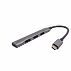 Immagine di USB-C metalhub 1xusb 3.0+3x USB 2.0