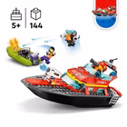 Immagine di Costruzioni LEGO Lego - Barca di soccorso antincendio 60373A