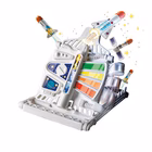 Immagine di Giochi scientifici CLEMENTONI CLEMENTONI - APPRENDISTI ASTRONAUTI 19325A