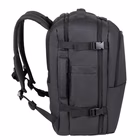 Immagine di Notebook da 17.3 poliestere riciclato Nero RIVACASE Zaino Coated ECO Travel Laptop Backpack 17.3 -