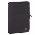 Immagine di Macbook pro 13 neoprene Nero RIVACASE Custodia Antishock per MacBook 13 Zip Vertic 5221BLACK