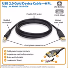 Immagine di USB 2.0 a/b cable (m/m), 6 ft.1.8m