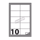Immagine di Cf1000 etichette bianche mm 87,5x53 formato a4 100 fogli