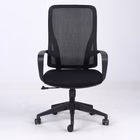 Immagine di Sedia direzionale LACAN1 schienale medio colore nero