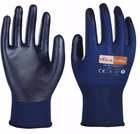 Immagine di Guanti ELICA SAFETY NITRO SMOOTH spalmati nitrile liscio taglia 7 - paio