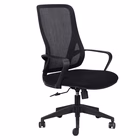 Immagine di Sedia direzionale LACAN1 schienale medio colore nero