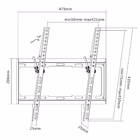 Immagine di Staffa monitor 32/55 poll. tilt