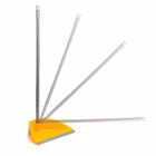 Immagine di Paletta alzaimmondizia EUDOREX COLOUR PRO colore giallo manico reclinabile