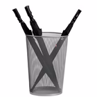 Immagine di Portaombrelli RAIN in rete metallica mesh colore grigio