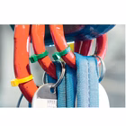 Immagine di Fascette per cablaggio in nylon ad alta resistenza HELLERMANN TYTON mm 2,5x100 colore verde - 100pz