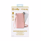 Immagine di Custodia similpelle rosa CELLY VENERE - Universal Wallet Case VENEREBP