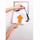 Immagine di DURABLE DURAFRAME WALLPAPER adesiva A4 col argento