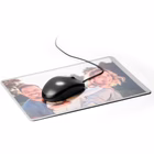 Immagine di Tappetino mouse rettangolare DURABLE PLUS trasparente e personalizzabile cm 30x20