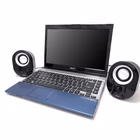 Immagine di Mini speaker USB 2.0 black red