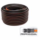 Immagine di Tubo da giardino NEO PROFESSIONAL 1/2" 50 metri antitorsione 6 strati max 30 bar nero/arancione