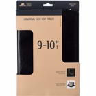 Immagine di Cover similpelle nero RIVACASE Custodia per tablet da 9-10,1" nero 3007BK