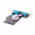 Immagine di Startech.com scheda seriale pci express a 2 porte rs232/rs422/rs485 db9 - scheda seriale - pcie pr