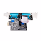 Immagine di Startech.com scheda seriale pci express a 2 porte rs232/rs422/rs485 db9 - scheda seriale - pcie pr