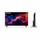 Immagine di Tv 32" hd (1366x768) SHARP 32 HD FRAMELESS SMART GOOGLE TV 32GF2265E