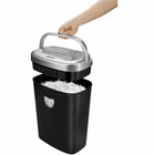 Immagine di Distruggidocumenti a frammenti FELLOWES 53C livello sicurezza P-4 colore nero