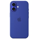 Immagine di Cover Magsafe in silicone colore blu oltremare per iPhone 16 Plus